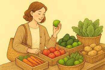 Guest holding a lime at the counter