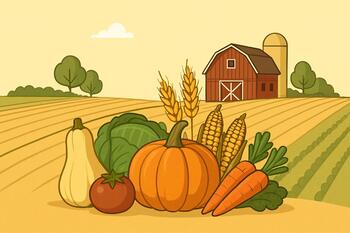 Clear skies after rain with warm light