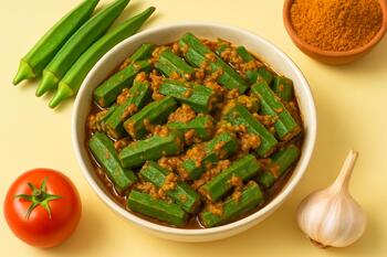 Okra sauté with house masala